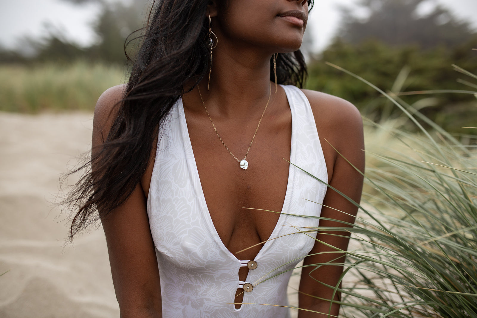 Midway Onesie| Peony + White