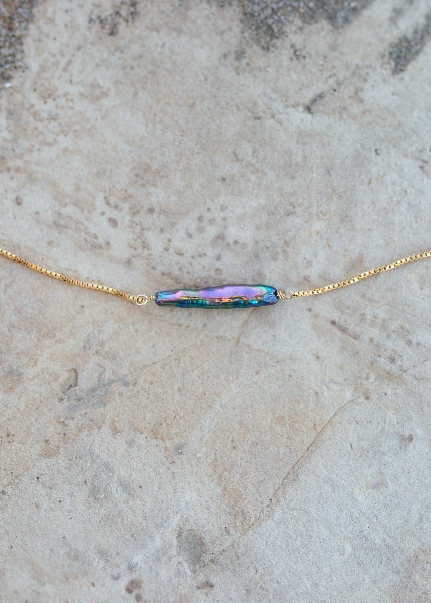 Alternate view of the azura necklaces