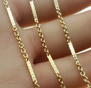 Close up of "thick" chain texture
