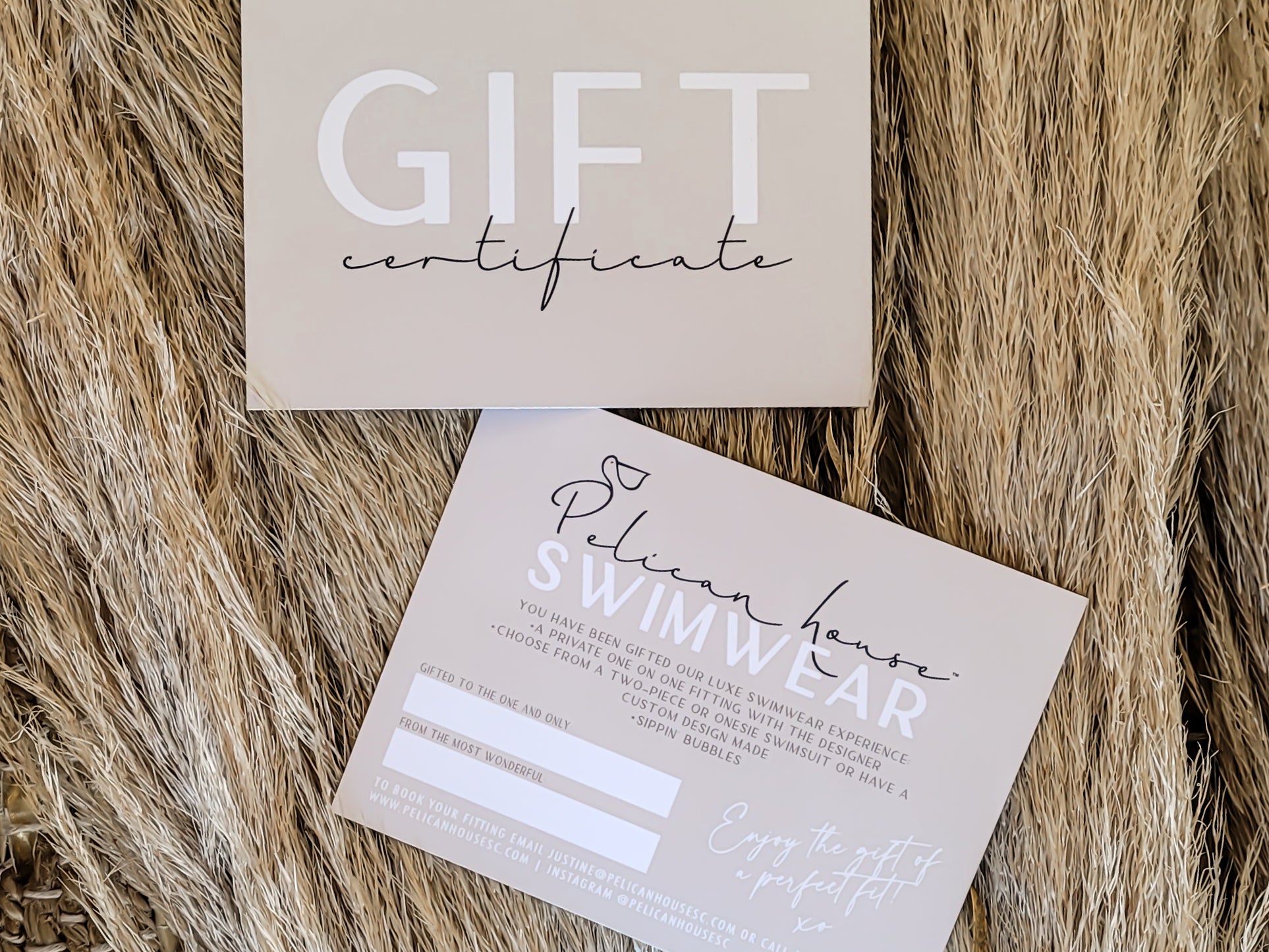 Luxe Swimwear Package (gift certificate)