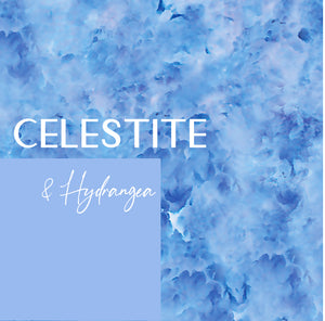 Lehua Bottom| Celestite + Hydrangea