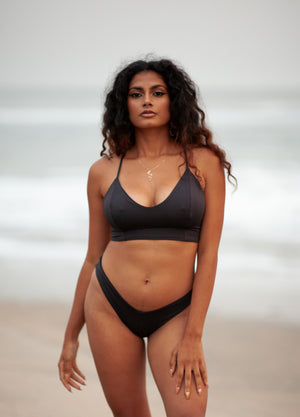 Mona Crop Top| Banana Leaf + Lilac