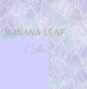 Macca Top| Banana Leaf + Lilac