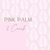 Mona Crop Top| Pink Palm + Conch